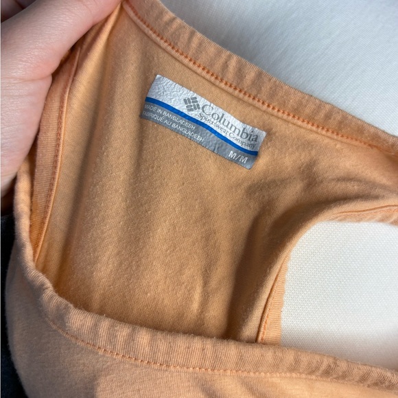 Columbia Women's Light Orange Tank Top - Picture 4 of 6